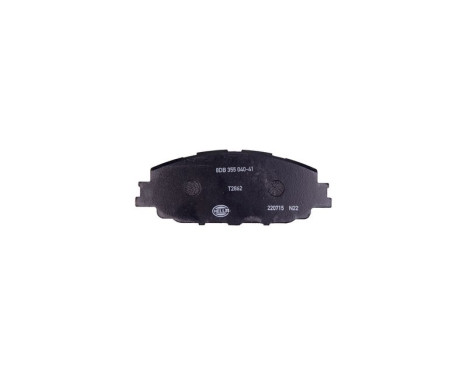 BRAKE PAD SET, DISC BRAKE 8DB 8DB 355 040-411 Hella, Image 2