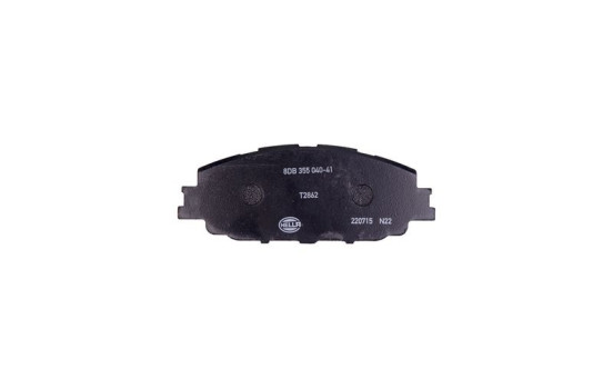 BRAKE PAD SET, DISC BRAKE 8DB 8DB 355 040-411 Hella, Image 2