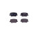 BRAKE PAD SET, DISC BRAKE 8DB 8DB 355 040-511 Hella