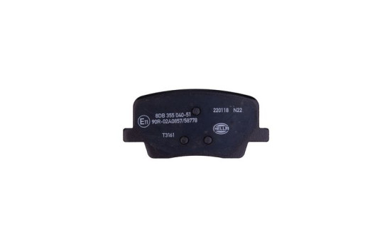 BRAKE PAD SET, DISC BRAKE 8DB 8DB 355 040-511 Hella, Image 2