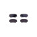 BRAKE PAD SET, DISC BRAKE 8DB 8DB 355 041-141 Hella