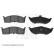 Brake Pad Set, disc brake ADA104202 Blue Print, Thumbnail 2