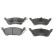 Brake Pad Set, disc brake ADA104203 Blue Print