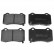 Brake Pad Set, disc brake ADA104206 Blue Print