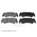 Brake Pad Set, disc brake ADA104210 Blue Print, Thumbnail 2