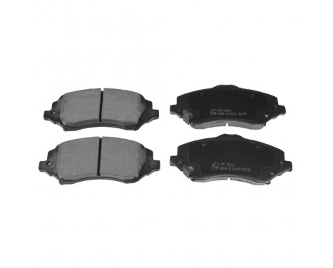 Brake Pad Set, disc brake ADA104213 Blue Print