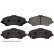 Brake Pad Set, disc brake ADA104213 Blue Print, Thumbnail 2