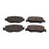 Brake Pad Set, disc brake ADA104214 Blue Print