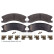 Brake Pad Set, disc brake ADA104217 Blue Print, Thumbnail 2