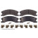 Brake Pad Set, disc brake ADA104217 Blue Print, Thumbnail 2