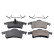 Brake Pad Set, disc brake ADA104218 Blue Print
