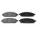 Brake Pad Set, disc brake ADA104219 Blue Print