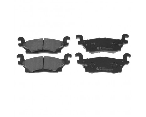 Brake Pad Set, disc brake ADA104222 Blue Print