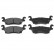 Brake Pad Set, disc brake ADA104222 Blue Print