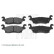 Brake Pad Set, disc brake ADA104222 Blue Print, Thumbnail 2