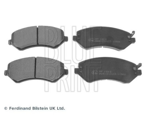 Brake Pad Set, disc brake ADA104223 Blue Print, Image 2