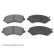 Brake Pad Set, disc brake ADA104223 Blue Print, Thumbnail 2