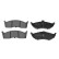 Brake Pad Set, disc brake ADA104227 Blue Print