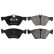 Brake Pad Set, disc brake ADA104229 Blue Print