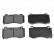 Brake Pad Set, disc brake ADA104232 Blue Print