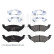 Brake Pad Set, disc brake ADA104235 Blue Print, Thumbnail 3