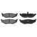 Brake Pad Set, disc brake ADA104236 Blue Print