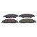Brake Pad Set, disc brake ADA104241 Blue Print