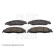Brake Pad Set, disc brake ADA104241 Blue Print, Thumbnail 2