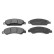 Brake Pad Set, disc brake ADA104242 Blue Print