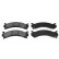 Brake Pad Set, disc brake ADA104246 Blue Print
