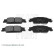 Brake Pad Set, disc brake ADA104250 Blue Print, Thumbnail 2