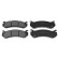 Brake Pad Set, disc brake ADA104254 Blue Print
