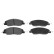 Brake Pad Set, disc brake ADA104256 Blue Print