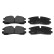 Brake Pad Set, disc brake ADA104258 Blue Print