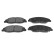 Brake Pad Set, disc brake ADA104261 Blue Print