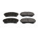 Brake Pad Set, disc brake ADA104262 Blue Print