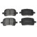 Brake Pad Set, disc brake ADA104264 Blue Print
