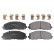 Brake Pad Set, disc brake ADA104268 Blue Print