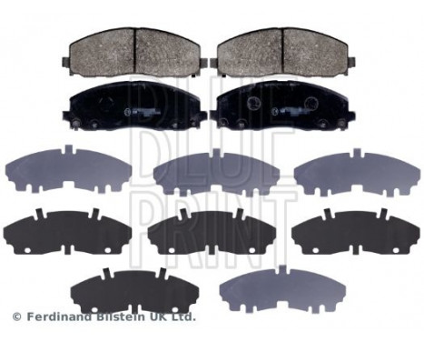 Brake Pad Set, disc brake ADA104268 Blue Print, Image 2