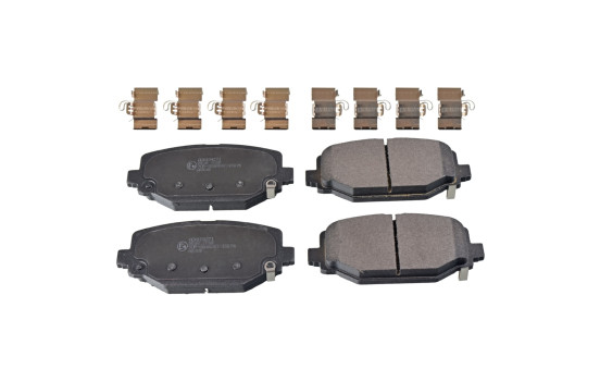Brake Pad Set, disc brake ADA104271 Blue Print