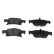 Brake Pad Set, disc brake ADA104272 Blue Print