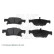 Brake Pad Set, disc brake ADA104272 Blue Print, Thumbnail 2