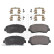 Brake Pad Set, disc brake ADA104276 Blue Print, Thumbnail 3