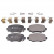 Brake Pad Set, disc brake ADA104277 Blue Print