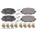 Brake Pad Set, disc brake ADA104277 Blue Print, Thumbnail 3