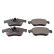 Brake Pad Set, disc brake ADA104280 Blue Print