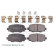 Brake Pad Set, disc brake ADA104281 Blue Print, Thumbnail 3