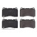 Brake Pad Set, disc brake ADA104282 Blue Print, Thumbnail 2