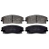 Brake Pad Set, disc brake ADA104283 Blue Print