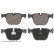 Brake Pad Set, disc brake ADB114201 Blue Print, Thumbnail 2